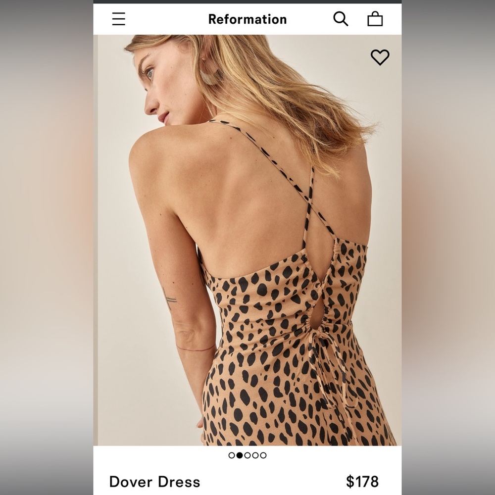 NWT Reformation Dover Dress - Picture 4 of 6